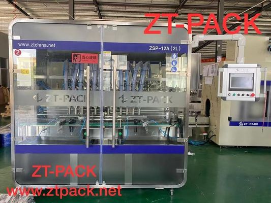 Automatic Engine Oil Packaging Filling Machine For Lubricant Motor Oil Filler Capper
