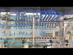 SS316 4800BPH Sepenuhnya Otomatis Gravity Disinfectant Antiseptic Glass Cleaner Mesin Pengisi Botol